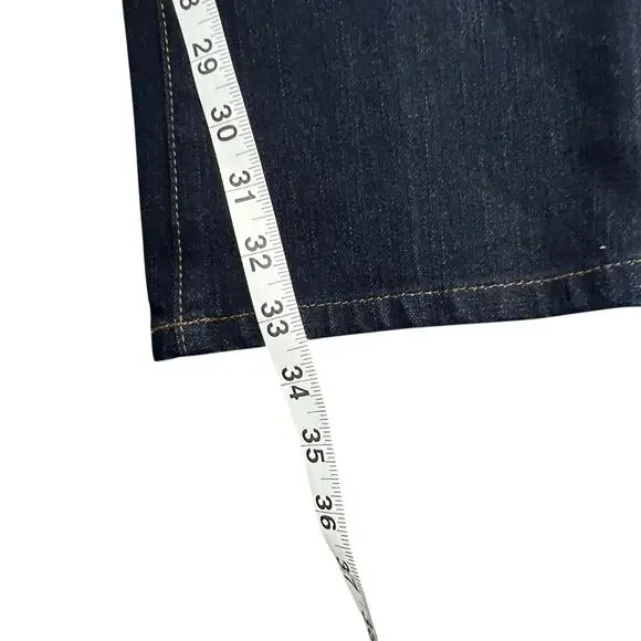 Joes Jeans Womens 32 Mulholland Dark Blue Cigarette Fit‎ Slim Straight Low Rise - Picture 9 of 15